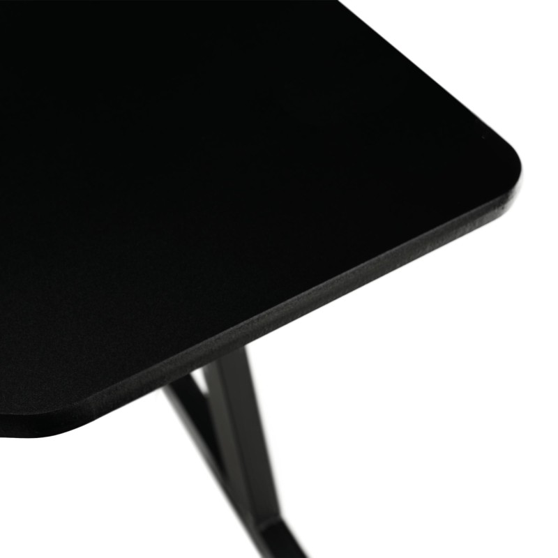 Kondela Herný stôl/počítačový stôl, čierna/červená, MACKENZIE 140cm