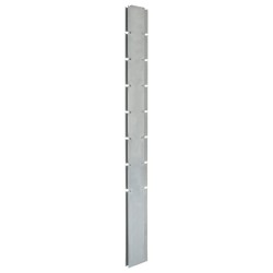 vidaXL Gabionový plotový stĺpik strieborný 200 cm pozinkovaná oceľ