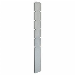  vidaXL Gabionový plotový stĺpik strieborný 160 cm pozinkovaná oceľ