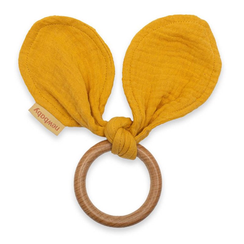 Kúsok s listami New Baby Ears mustard