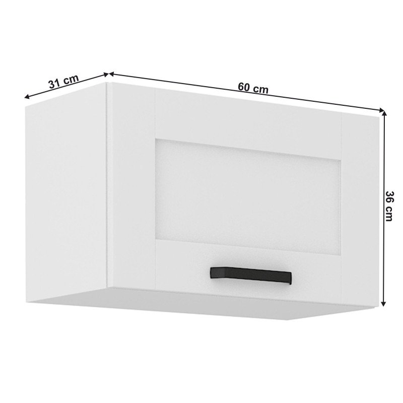 Kondela Horná skrinka, biela, LULA  60 GU-36 1F