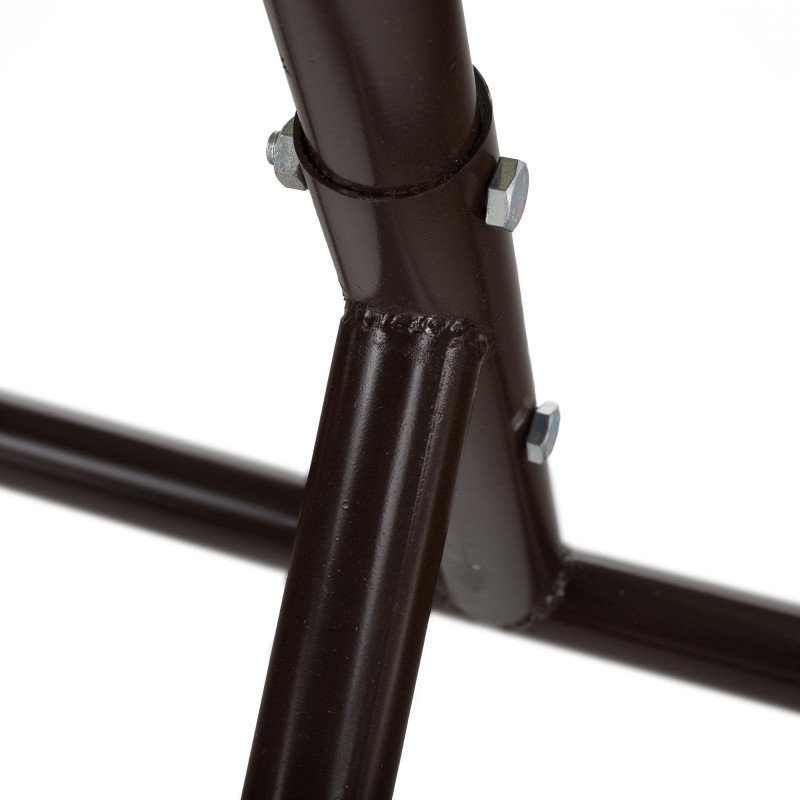 Kondela Závesné dvojkreslo, hnedá/krémová, DALVEA 2 NEW