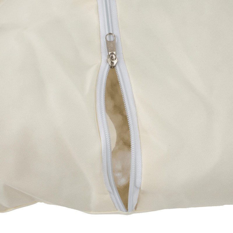 Kondela Závesné dvojkreslo, hnedá/krémová, DALVEA 2 NEW