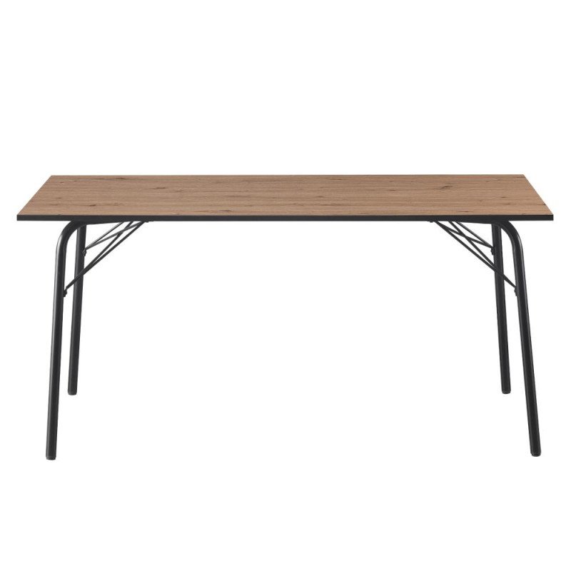 Kondela Jedálenský stôl, dub artisan/čierna, 160x80x75 cm, NALAK TYP 3 Kondela Jedálenský stôl, dub artisan/čierna, 160x80x75 cm, NALAK TYP 3