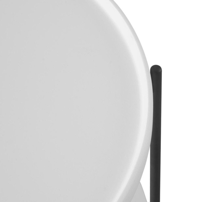 Kondela Konferenčný stolík, biela/čierna, LAPIS