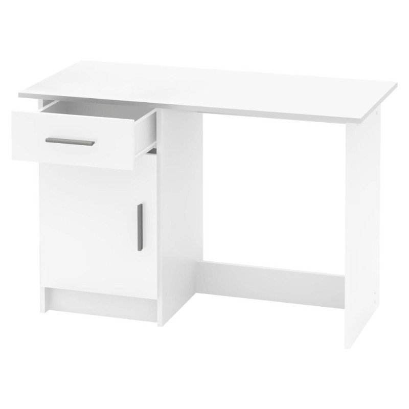 Kondela Univerzálny PC stôl, biela, SIRISS NEW