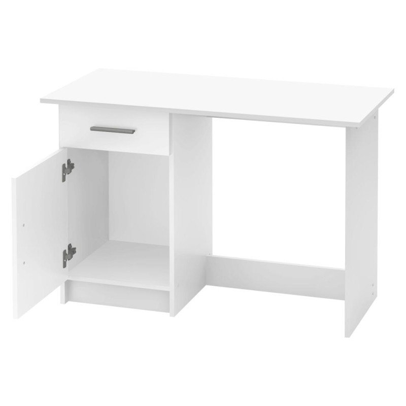 Kondela Univerzálny PC stôl, biela, SIRISS NEW