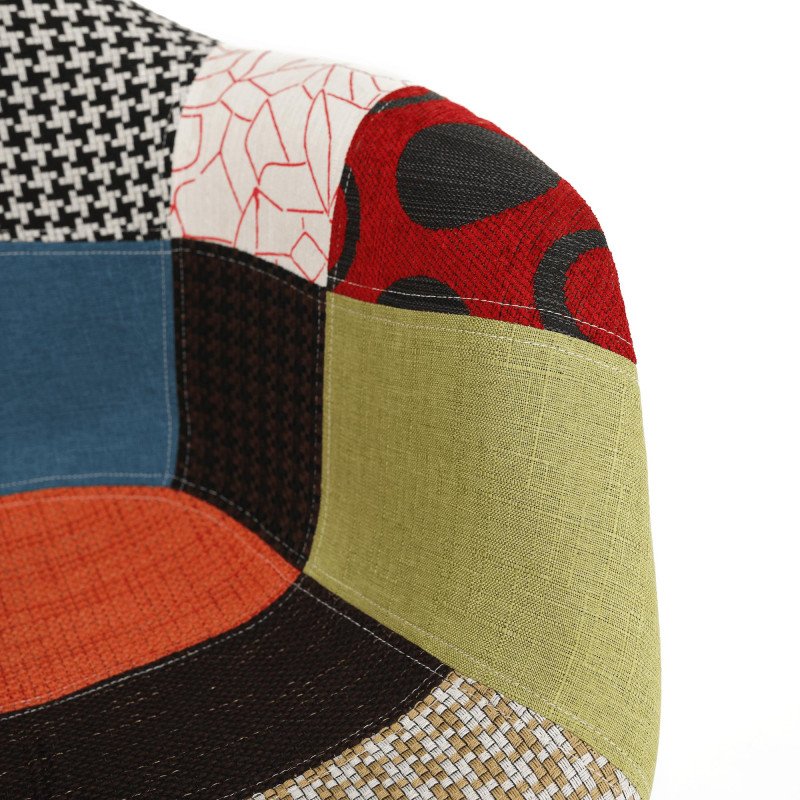 Kondela Kreslo, patchwork/buk, TOBO 4 NEW
