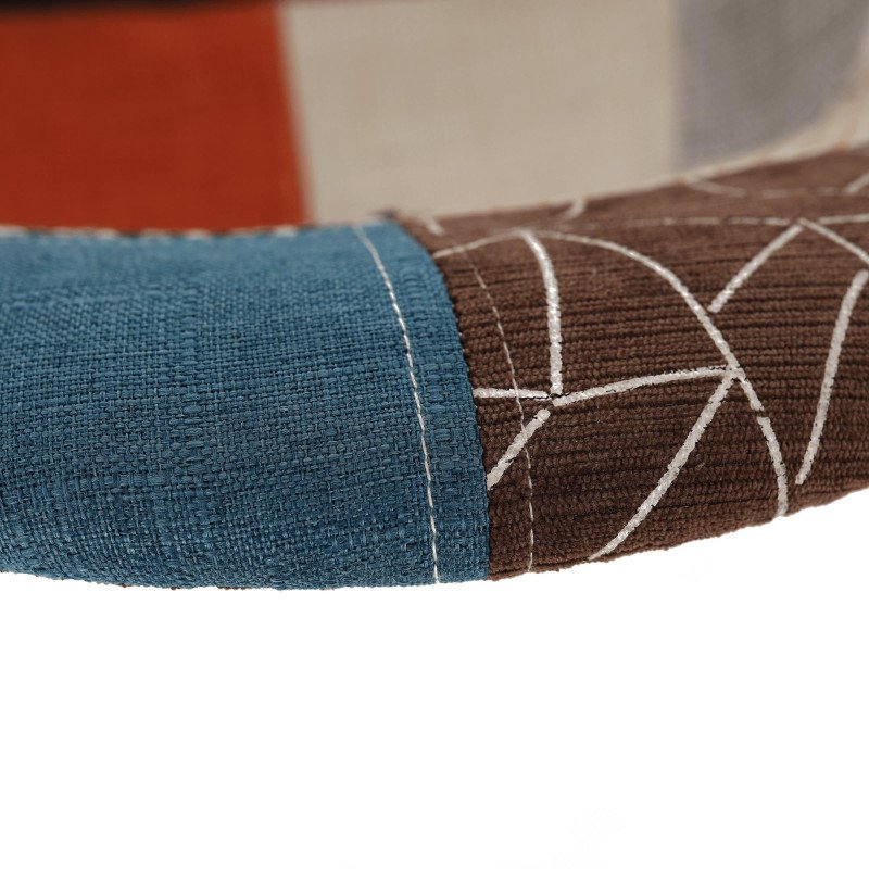 Kondela Kreslo, patchwork/buk, TOBO 4 NEW