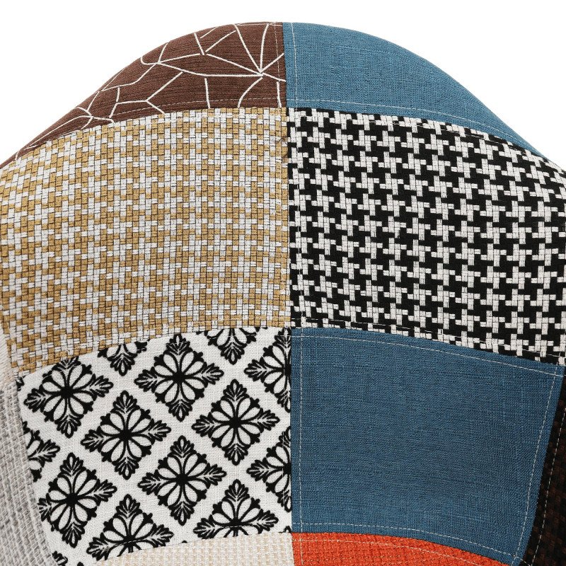 Kondela Kreslo, patchwork/buk, TOBO 4 NEW