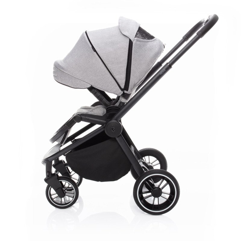 SET kočík Move+ korba+adaptéry+autosedačka, Silver Grey/Black