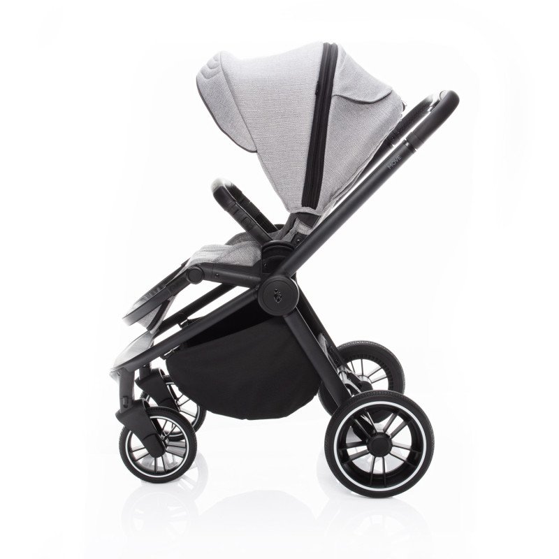 SET kočík Move+ korba+adaptéry+autosedačka, Silver Grey/Black