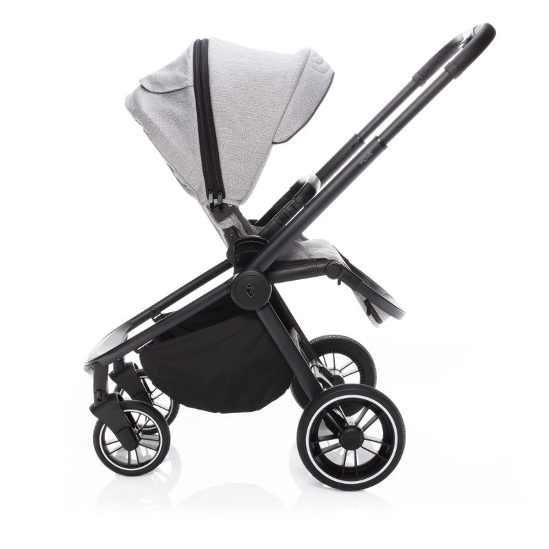 SET kočík Move+ korba+adaptéry+autosedačka, Silver Grey/Black