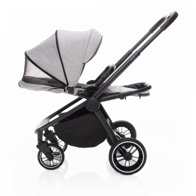 SET kočík Move+ korba+adaptéry+autosedačka, Silver Grey/Black
