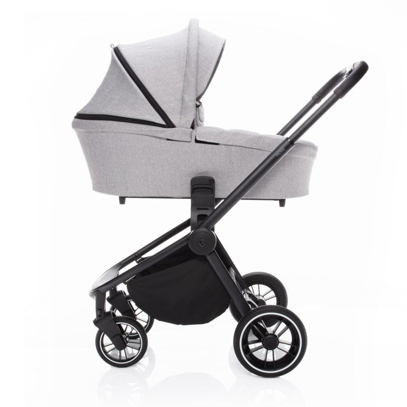 SET kočík Move+ korba+adaptéry+autosedačka, Silver Grey/Black