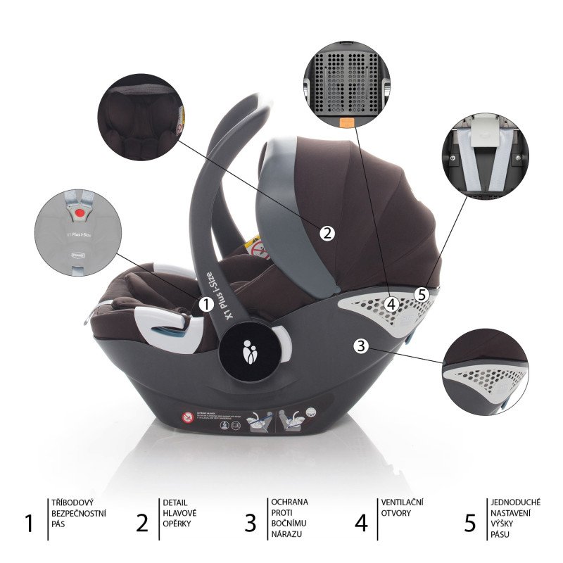 Set kočík Quest+ korba+ adaptéry+ autosedačka+ báza, Tornado Grey/Silver