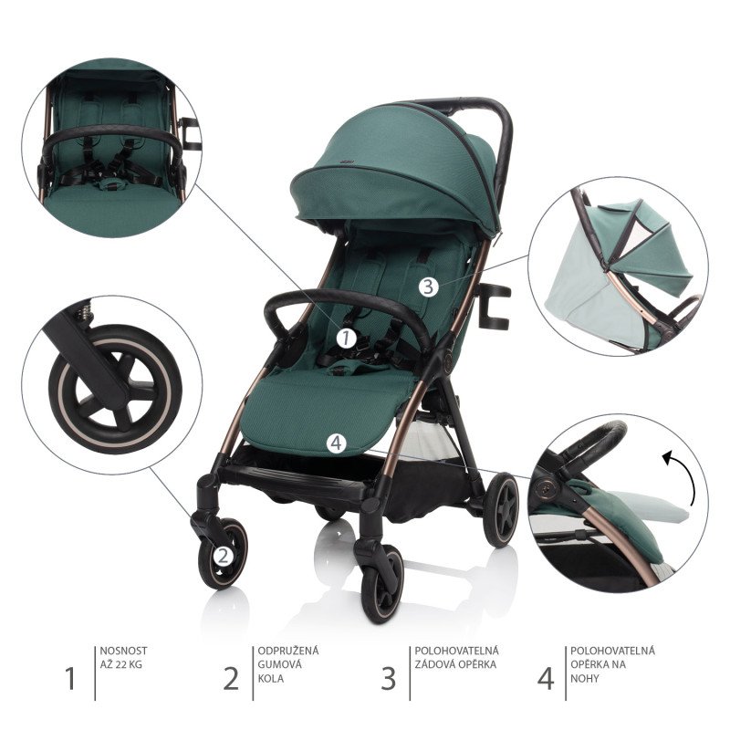 Kočík Quiq 2, Race Black