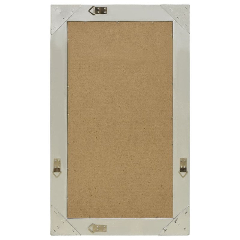 vidaXL Nástenné zrkadlo v barokovom štýle 50x80 cm strieborné