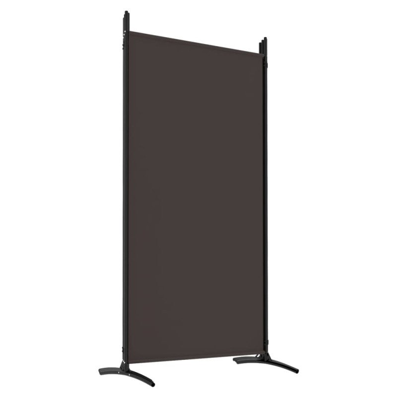vidaXL 6-panelový paraván hnedý 520x180 cm látkový