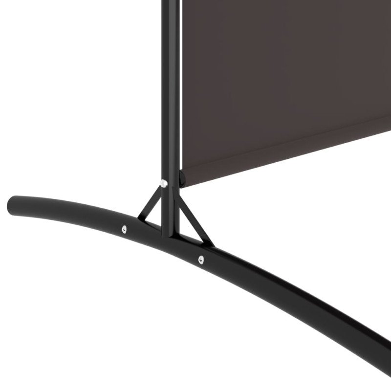 vidaXL 6-panelový paraván hnedý 520x180 cm látkový