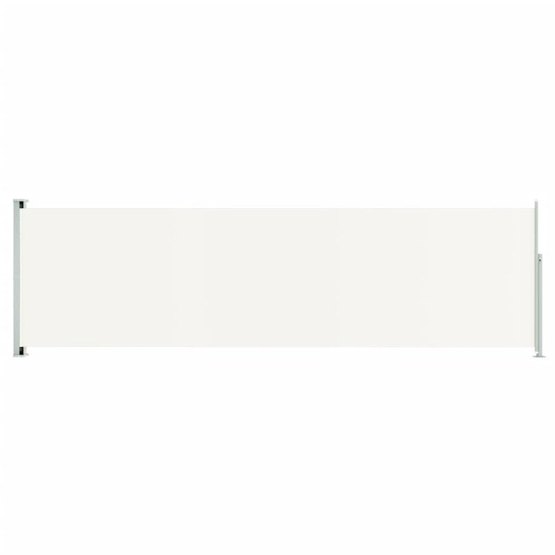 vidaXL Zaťahovacia bočná markíza 180x600 cm krémová