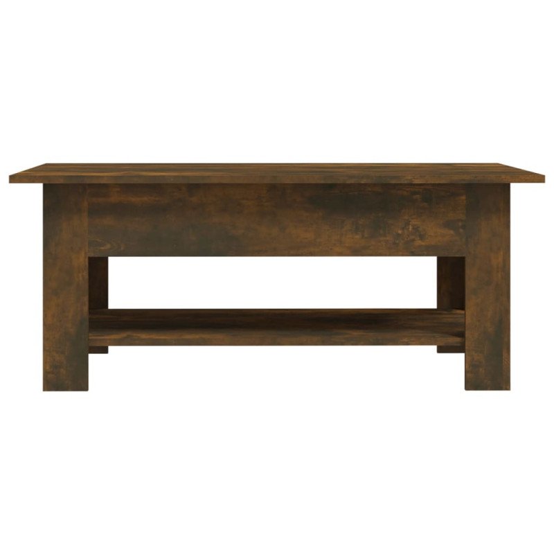 vidaXL Konferenčný stolík údený dub 102x55x43 cm drevotrieska