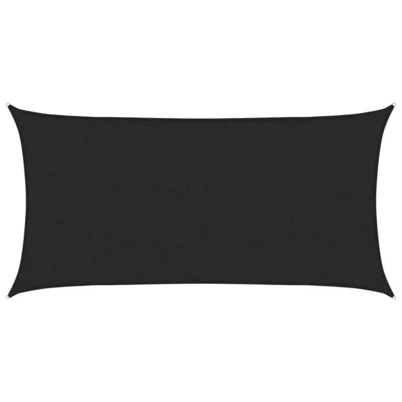 vidaXL Tieniaca plachta 160 g/m² čierna 2x4 m HDPE