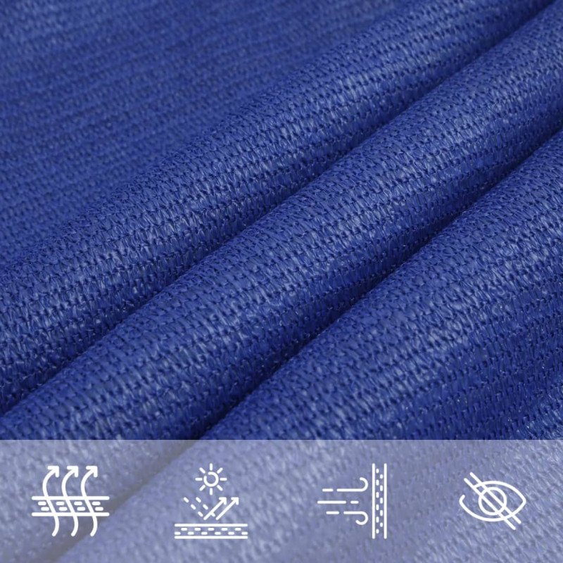 vidaXL Tieniaca plachta 160 g/m² modrá 2,5x4,5 m HDPE