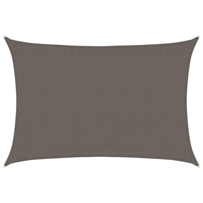 vidaXL Tieniaca plachta 160 g/m² antracitová 3,5x4,5 m HDPE