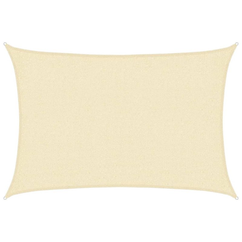 vidaXL Tieniaca plachta 160 g/m², krémová 2x2,5 m, HDPE