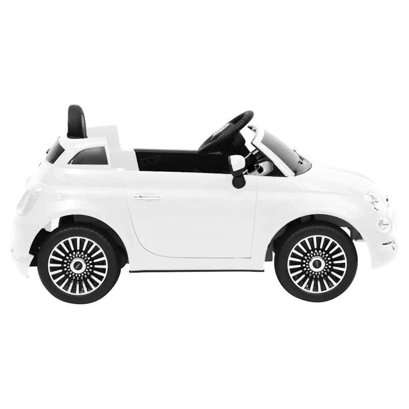 vidaXL Detské elektrické autíčko Fiat 500, biele