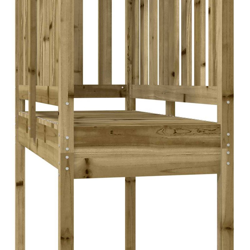 vidaXL Hracia veža 52,5x110,5x214 cm impregnované drevo borovica