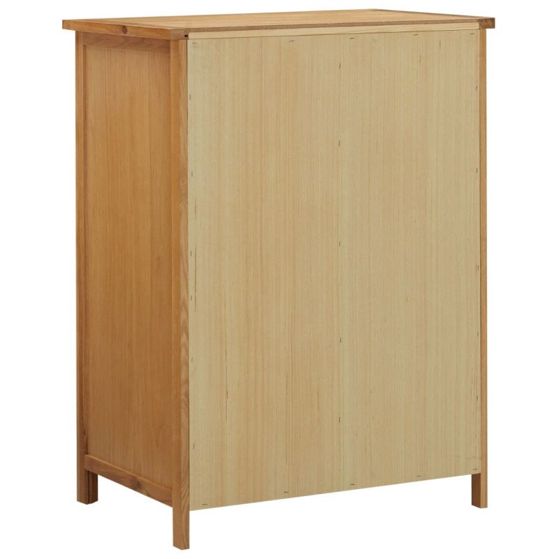 vidaXL Šatník 76x52x105 cm masívne dubové drevo