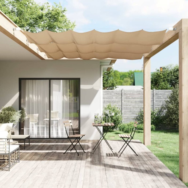 vidaXL Vertikálna markíza sivohnedá 100x270 cm oxfordská látka