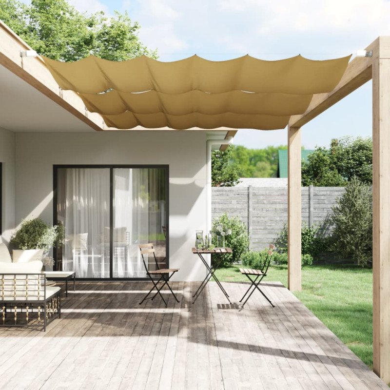 vidaXL Vertikálna markíza béžová 140x270 cm oxfordská látka