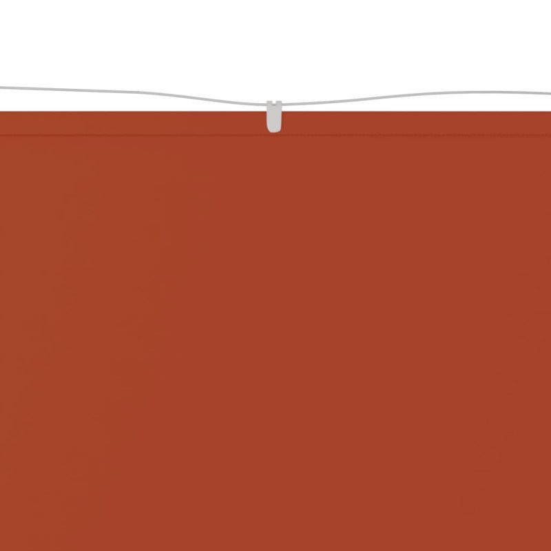 vidaXL Vertikálna markíza terakotová 100x1200 cm oxfordská látka