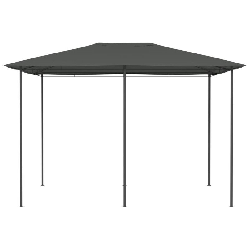 vidaXL Altánok 3x4x2,6 m antracitový 160 g/m²