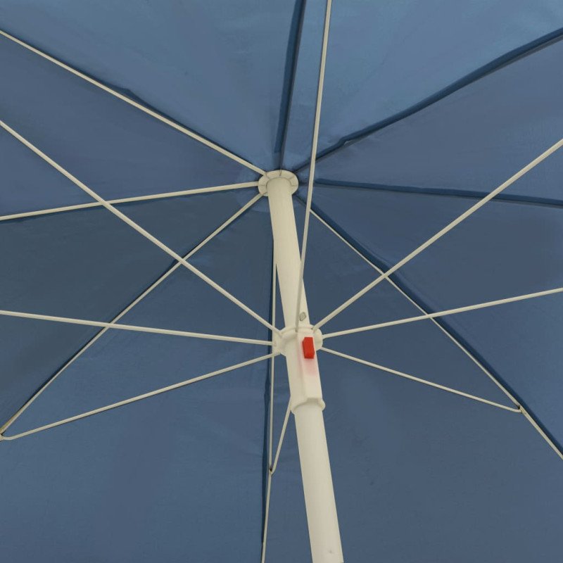 vidaXL Plážový slnečník modrý 300 cm