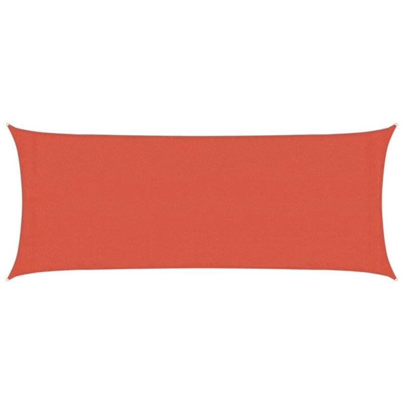 vidaXL Tieniaca plachta 160 g/m² tehlovočervená 2x4,5 m HDPE