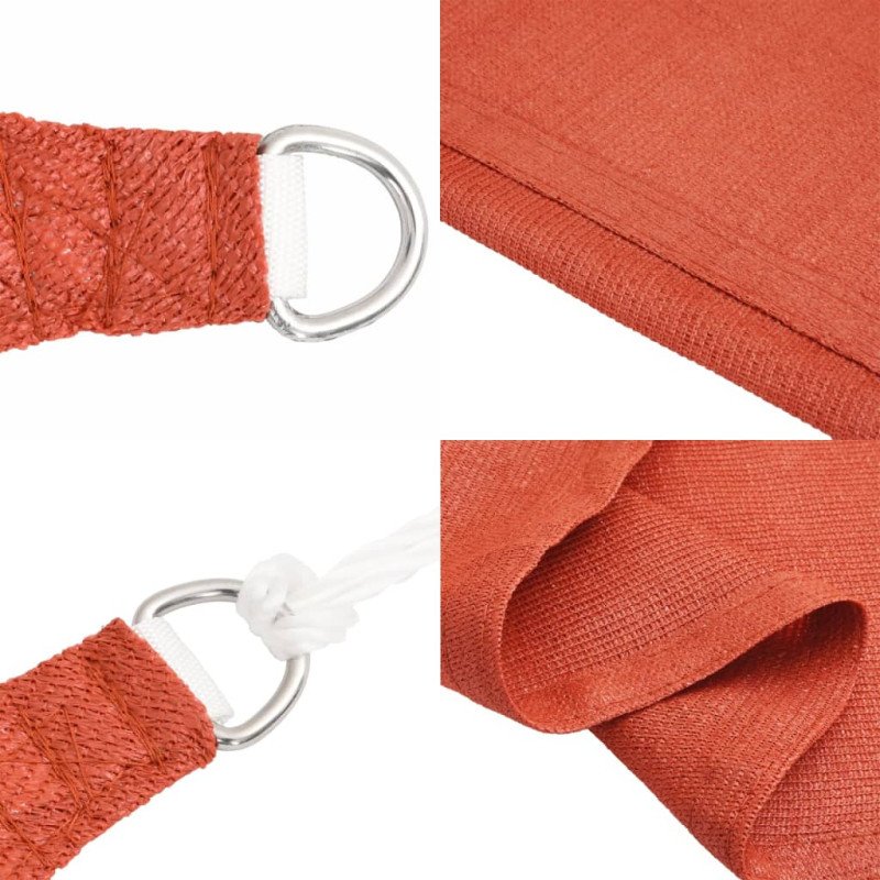 vidaXL Tieniaca plachta 160 g/m² tehlovočervená 2x4,5 m HDPE