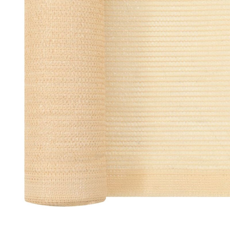 vidaXL Tieniaca sieť HDPE 1,5x10 m béžová