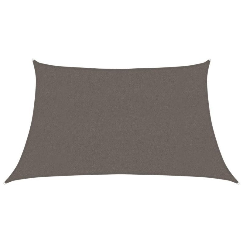 vidaXL Tieniaca plachta 160 g/m² antracitová 3/4x2 m HDPE