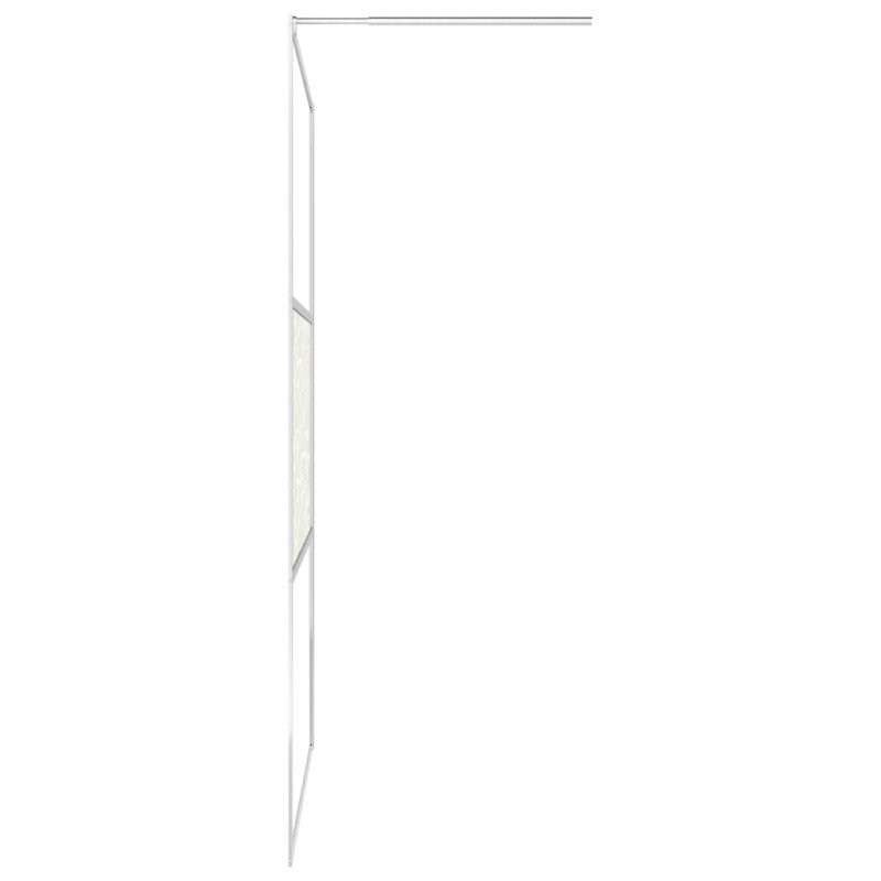 vidaXL Sprchová zástena z ESG skla s dizajnom kameňov 80x195 cm