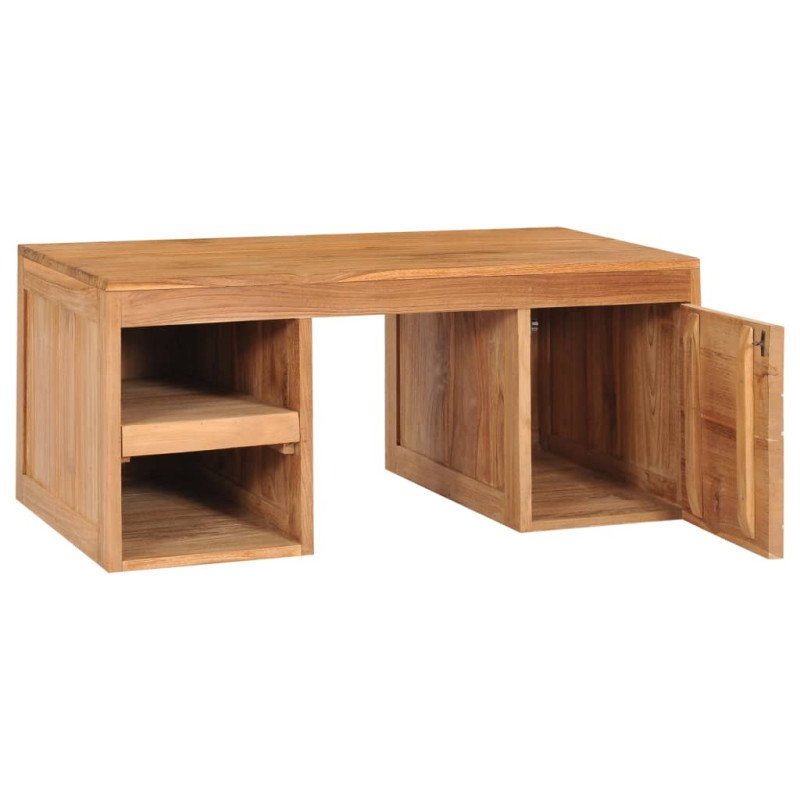 vidaXL Konferenčný stolík 90x50x40 cm masívne teakové drevo
