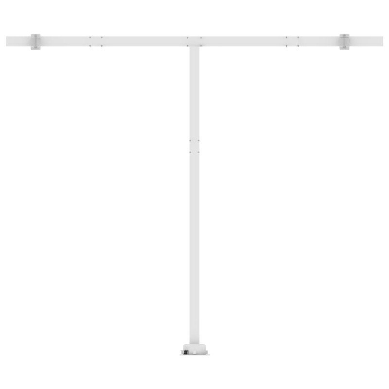 vidaXL Automatická markíza s LED a senzorom vetra 350x250cm modrobiela