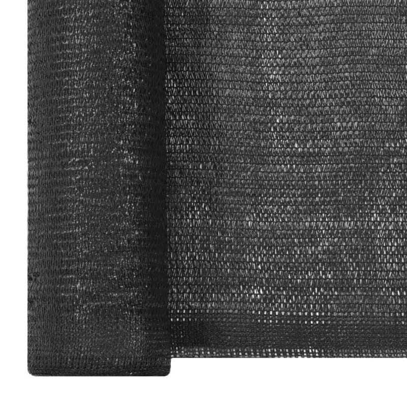 vidaXL Tieniaca sieť HDPE 1x10 m čierna
