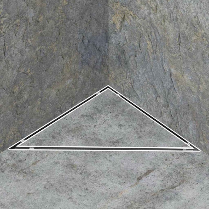 vidaXL Sprchový odtok s krytom 2 v 1 25x25 cm nehrdzavejúca oceľ