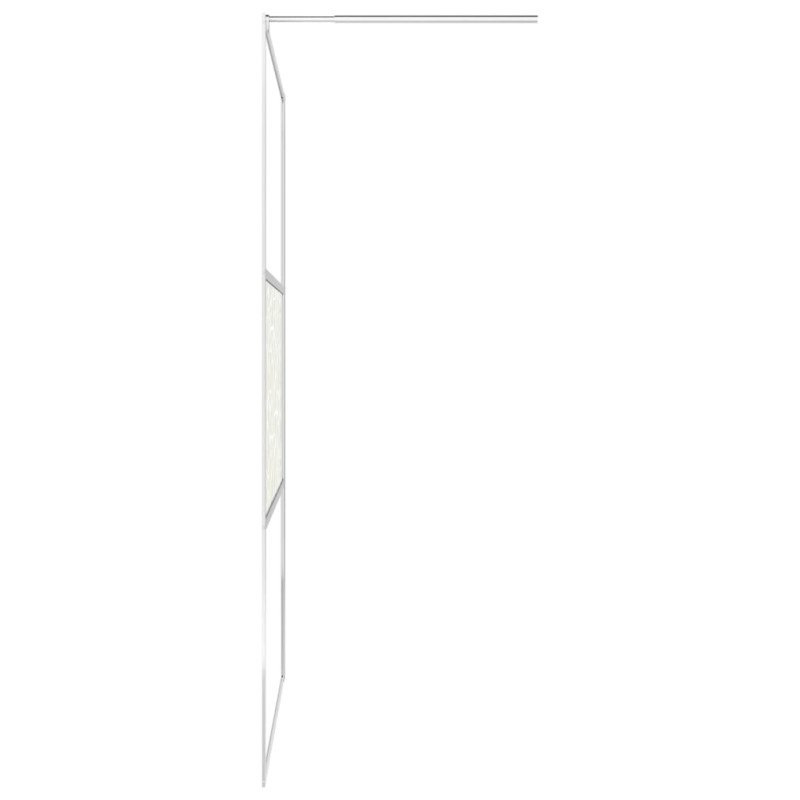 vidaXL Sprchová zástena z ESG skla s dizajnom kameňov 100x195 cm