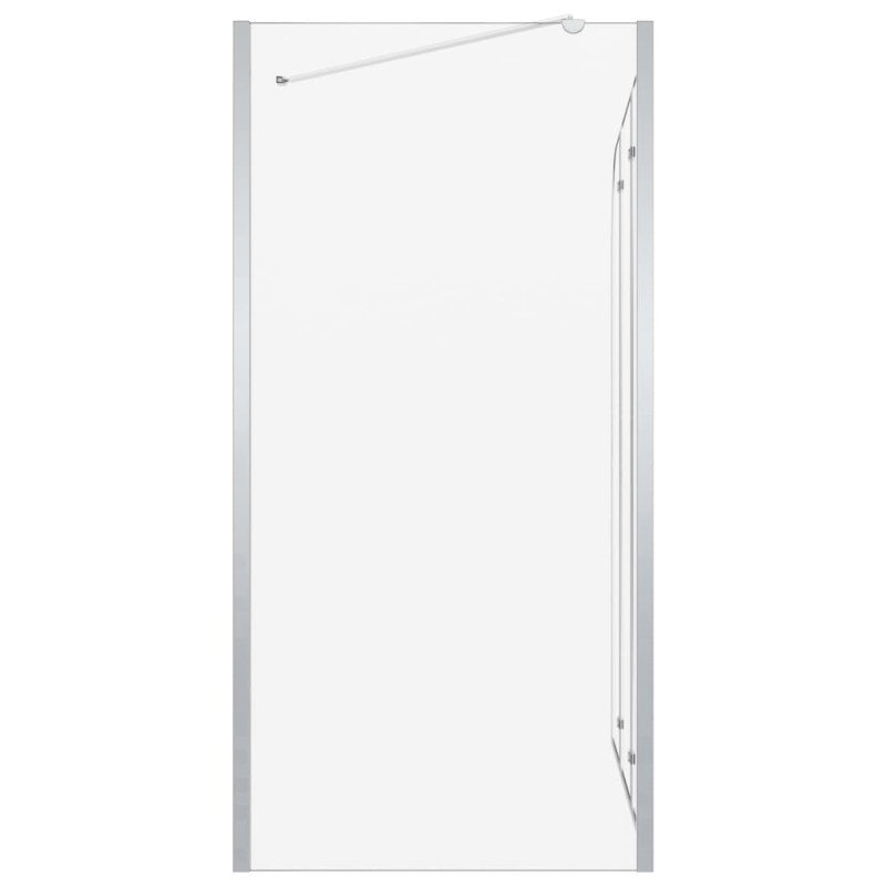 vidaXL Sprchová zástena 120x69x130 cm tvrdené sklo priehľadná