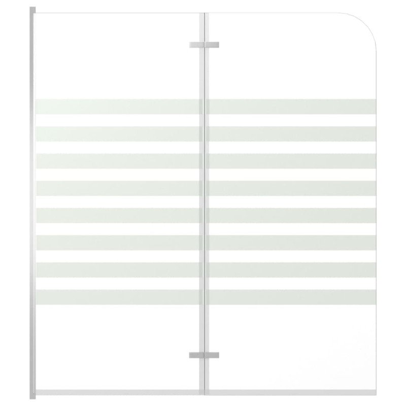vidaXL Sprchová zástena pruhovaná 120x140 cm tvrdené sklo